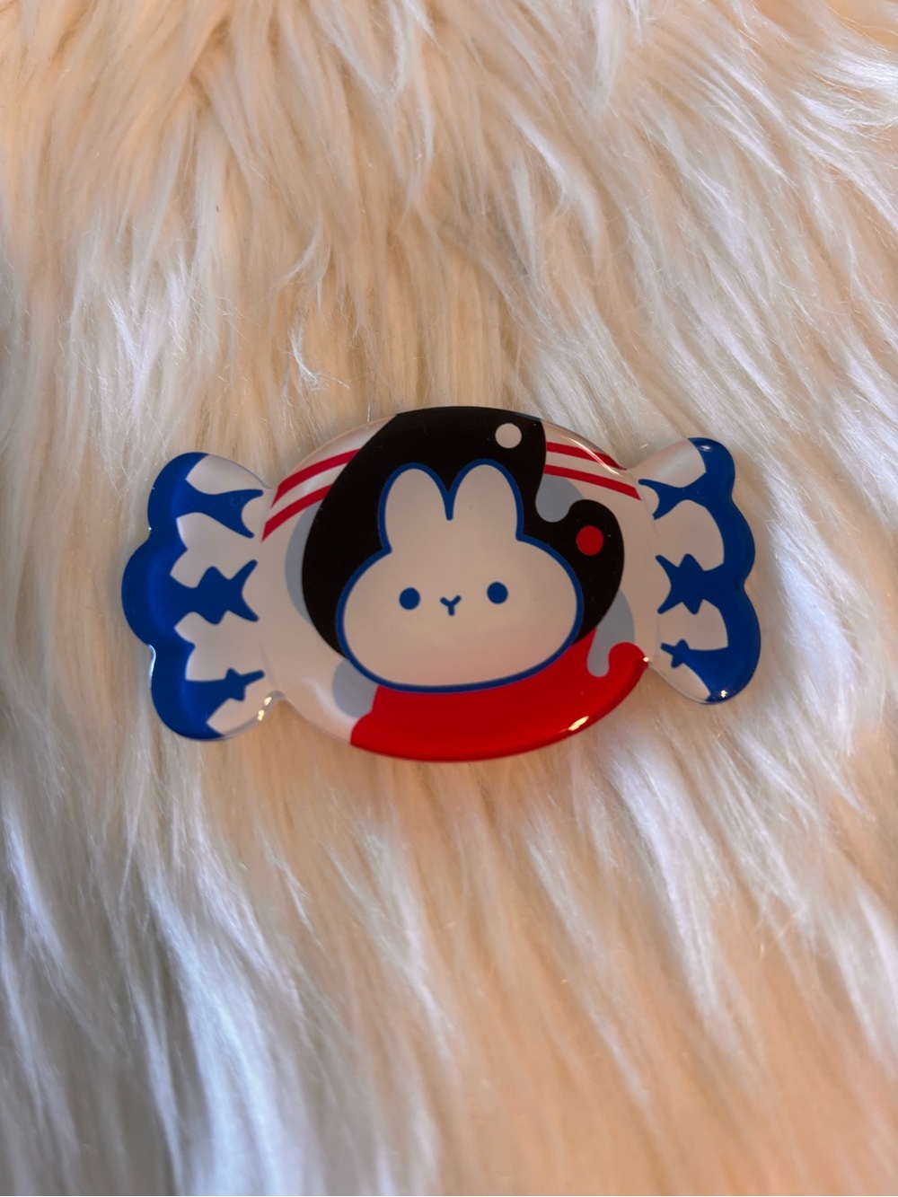 NEW Jennadraws White Rabbit Phone Grip